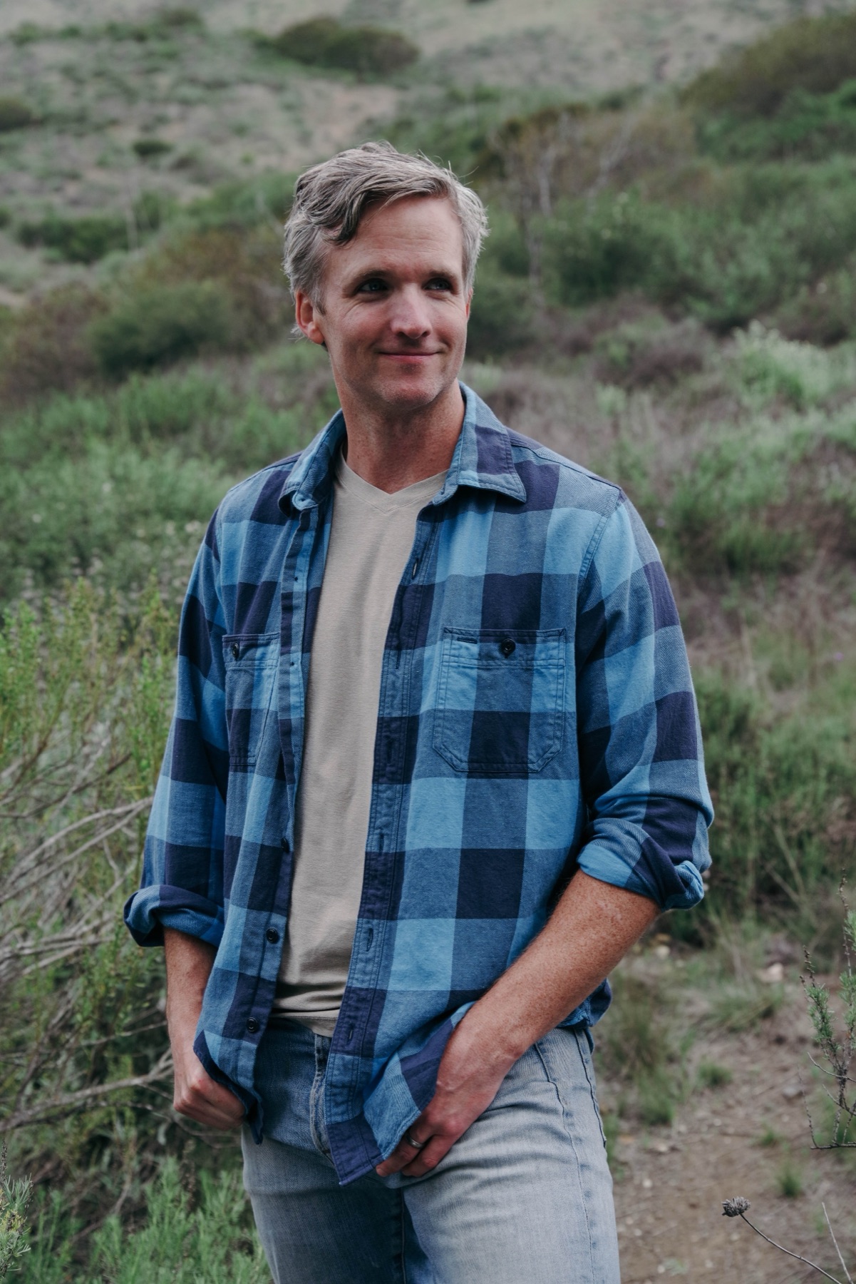 Billy Lush, licensed life insurance agent, in the hills of the Conejo Valley near Newbury Park